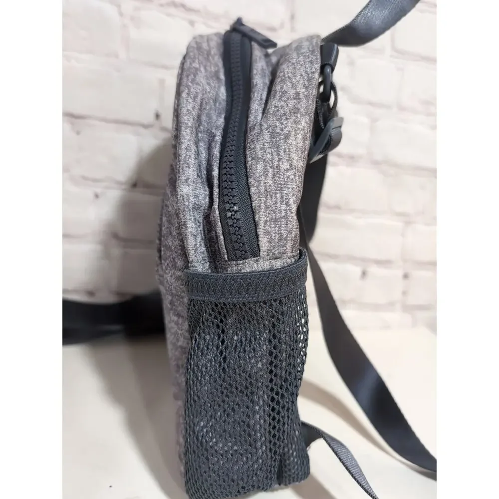 Adidas Linear Mini Backpack Heathered Gray Adidas Travel Bag Adjustable Straps